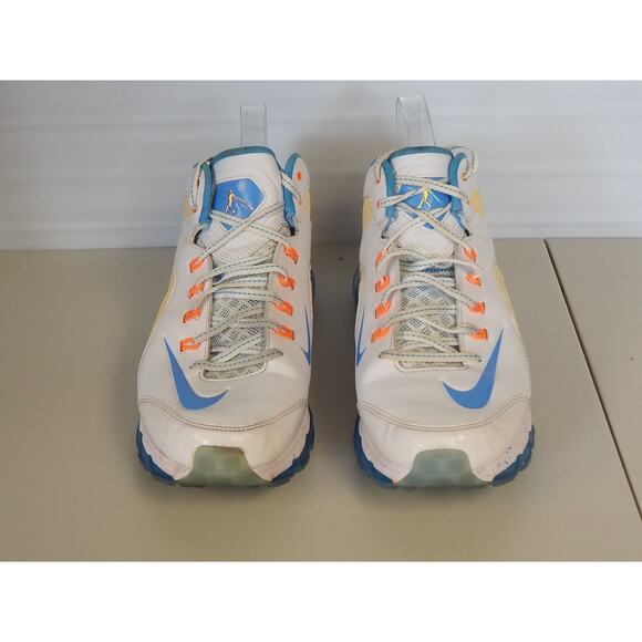 Nike Swingman 360 Pregame TR Sneakers White, Blue And Orange Size 8.5 638072-100 - Picture 3 of 11